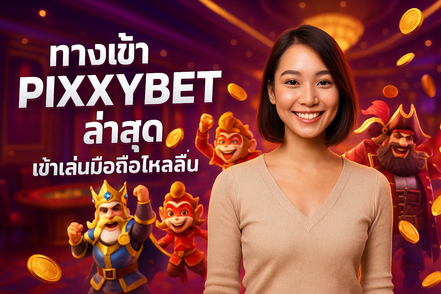 ทางเข้า PIXXYBET เล่นทางมือถือได้อย่างไหลลื่น
