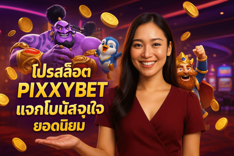 โปรสล็อต PIXXYBET แจกโบนัสจุใจ ยอดนิยม