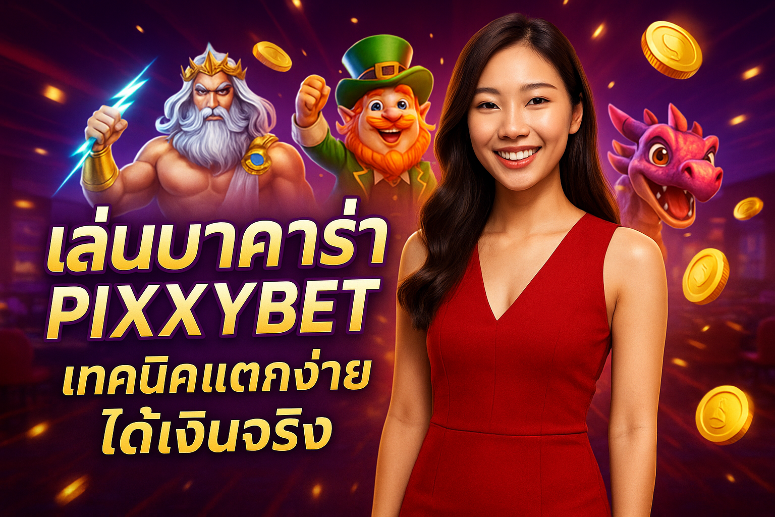 เล่นบาคาร่า PIXXYBET เทคนิคแตกง่าย ได้เงินจริง